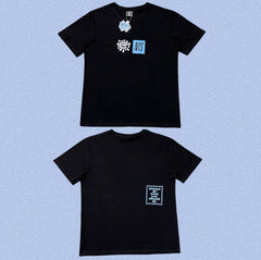 ADWYSD Black Small Patchwork Print Tee
