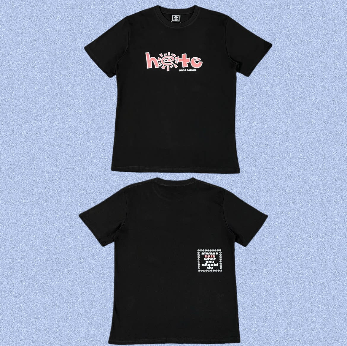 ADWYSD Black Graffiti Graphic Tee