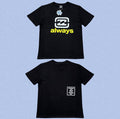 ADWYSD Black Yellow Badge Always Tee