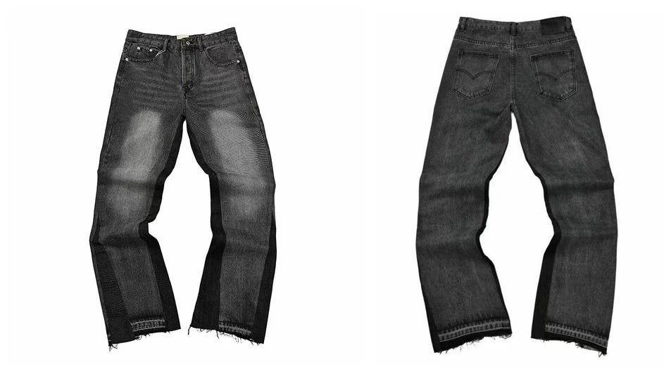 Gallery Dept Faded Black Simple Distressed Jeans