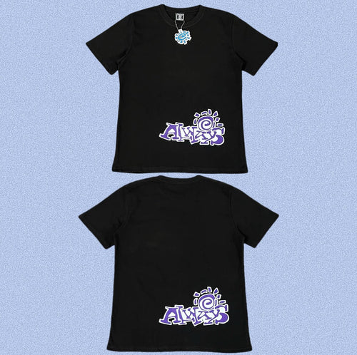 ADWYSD Black Purple Art Print Tee
