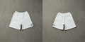 ADWYSD Logo Embroidered Casual Shorts - White