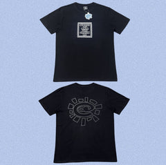 ADWYSD Black Sun Totem Double‑Print Tee