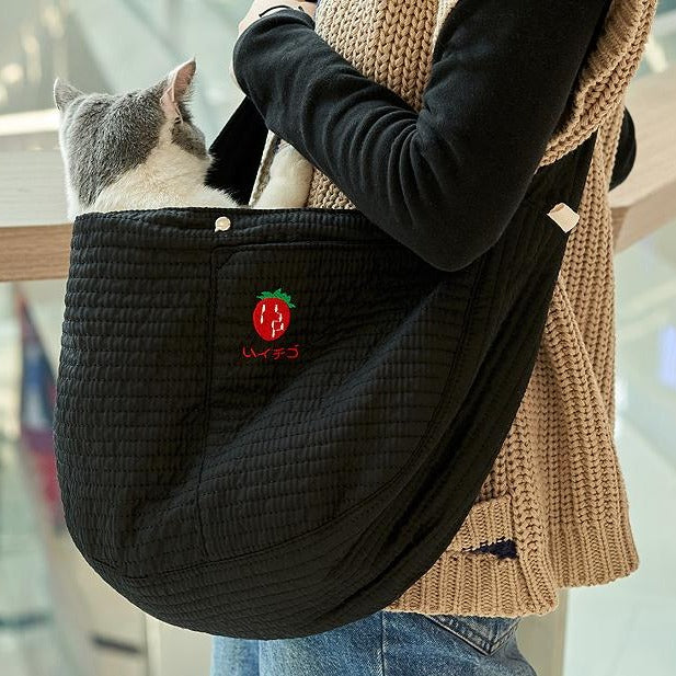 Cat carrier portable one shoulder messenger bag
