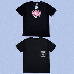 ADWYSD Black Pink Sun Symbol Tee