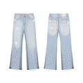Gallery Dept Light‑Blue Bleach‑Spot Flare Jeans