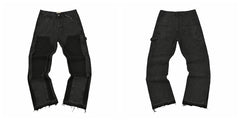 Gallery Dept Full‑Panel Patchwork Black Carpenter Jeans