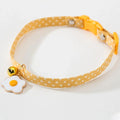 Pet Collar Daisy Cat Neck Jewelry Bell