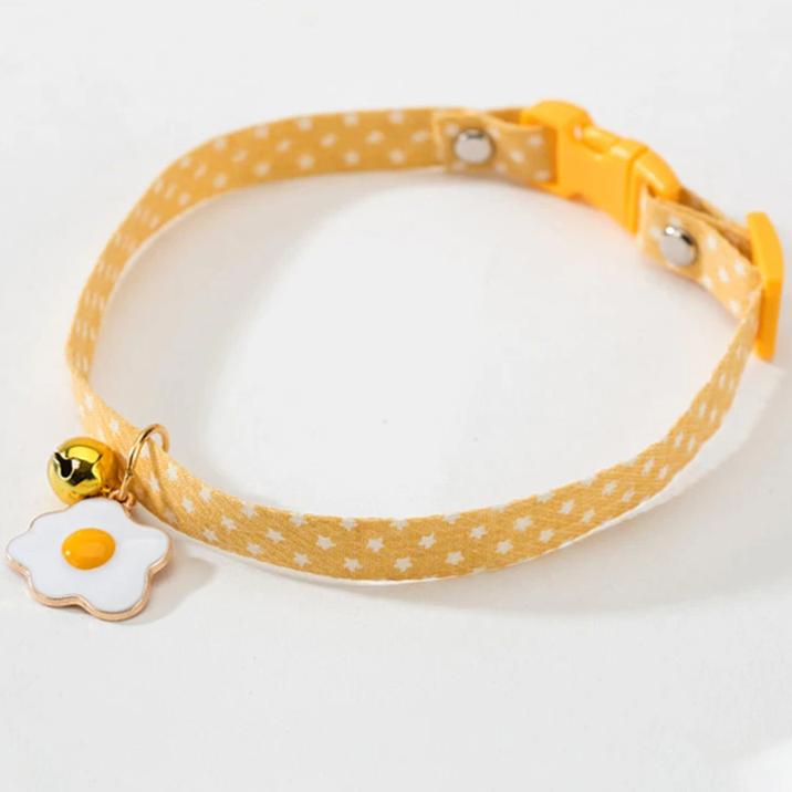 Pet Collar Daisy Cat Neck Jewelry Bell