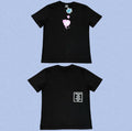 ADWYSD Black Pink Drip Graphic Tee