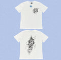 ADWYSD White Abstract Sketch Tee