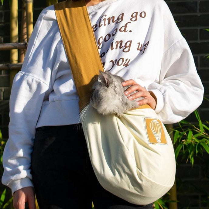Cat carrier portable one shoulder messenger bag
