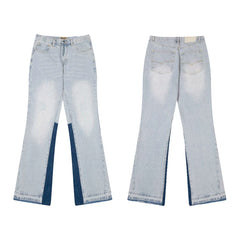 Gallery Dept Two‑Tone Inner‑Splice Flare Jeans