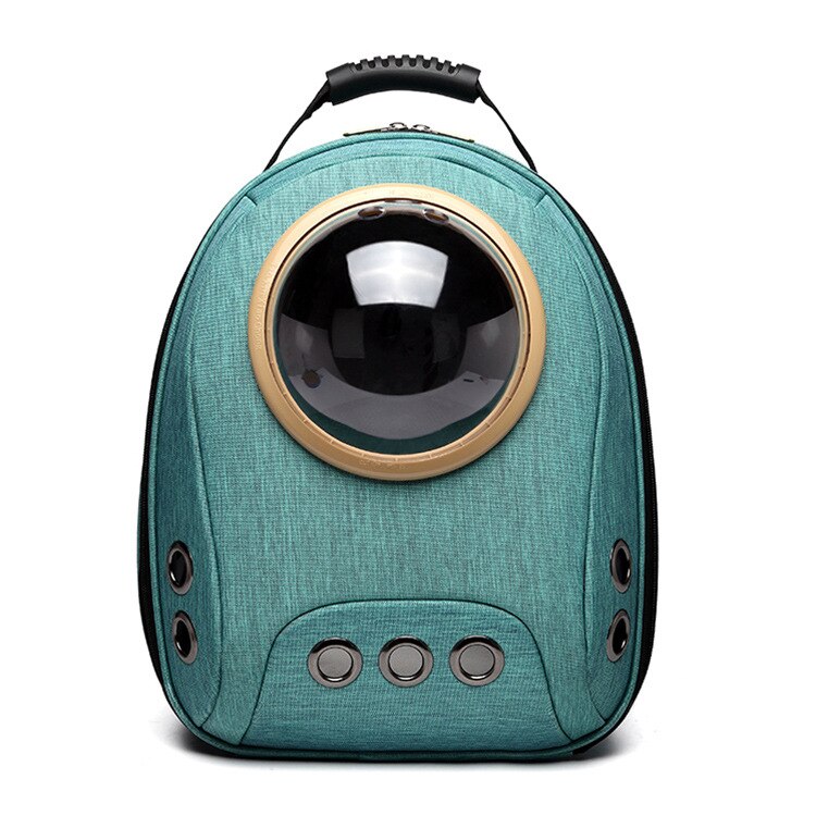 Pet cat carrier bag breathable outdoor pet backpack with bubble portable