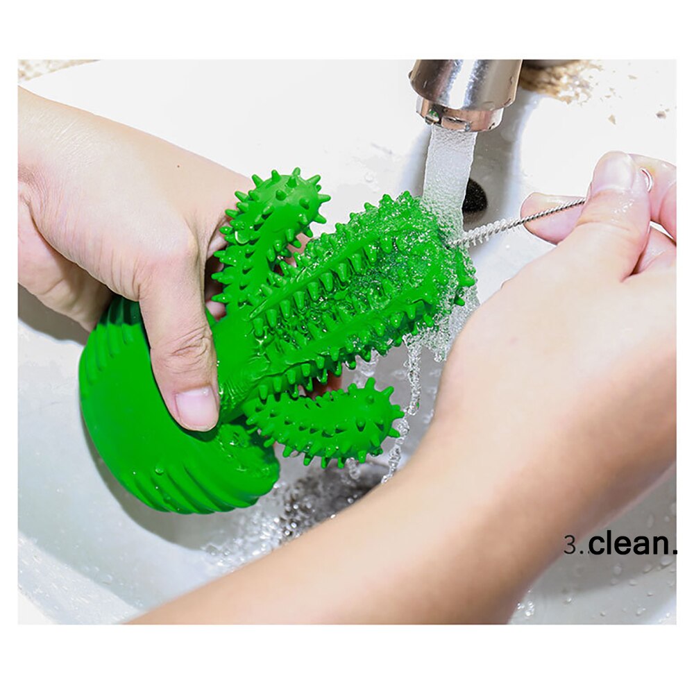 Pet Toothbrush Chew Toy Doggy Brush Stick Soft Rubber dog Teeth Cleaning
