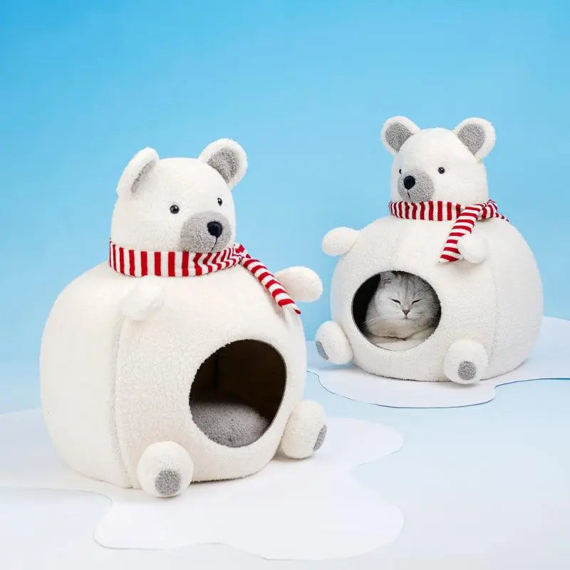 Polar Bear Pet House - Cozy and Cute for Your Pet
