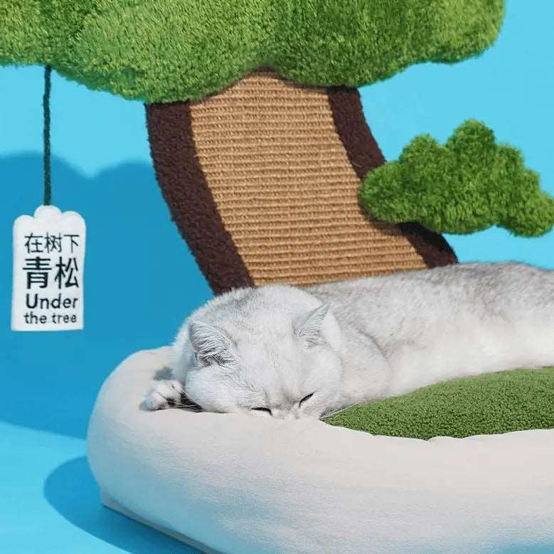 Cozy Pine Bonsai Cute Cat Bed – The Perfect Haven Your Cat Prefers