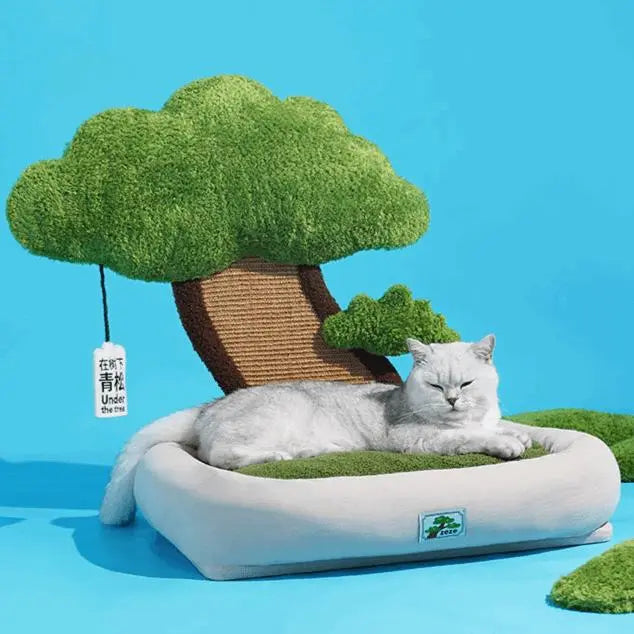 Cozy Pine Bonsai Cute Cat Bed – The Perfect Haven Your Cat Prefers
