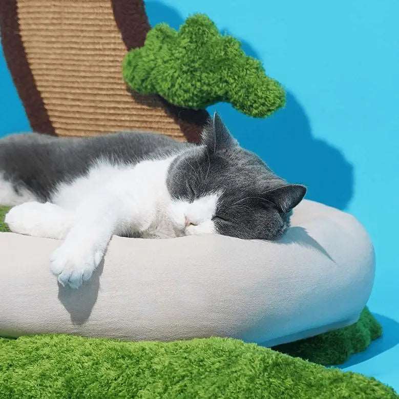 Cozy Pine Bonsai Cute Cat Bed – The Perfect Haven Your Cat Prefers