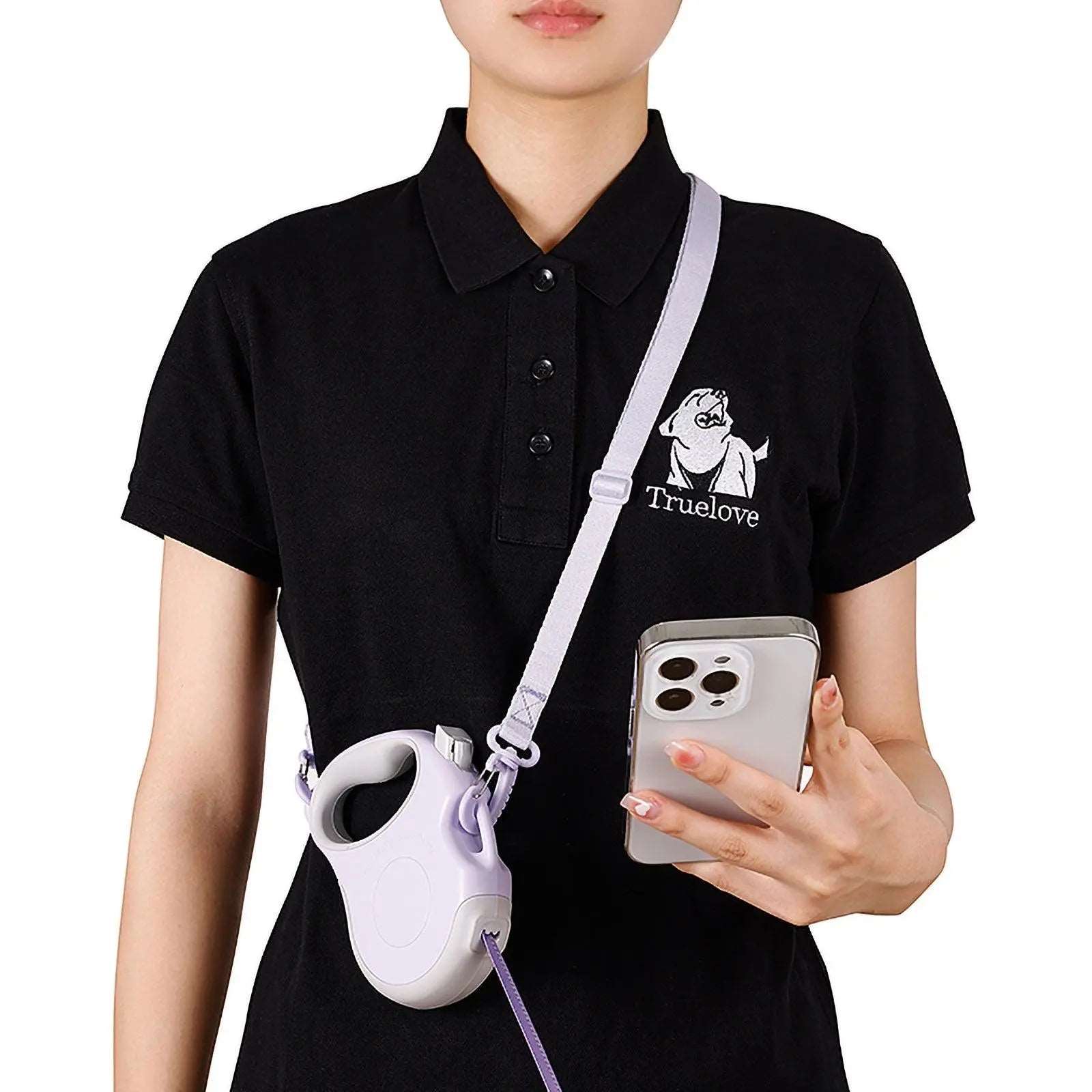 Retractable Dog Leash | Hands-Free Convenience & Tangle-Free Design