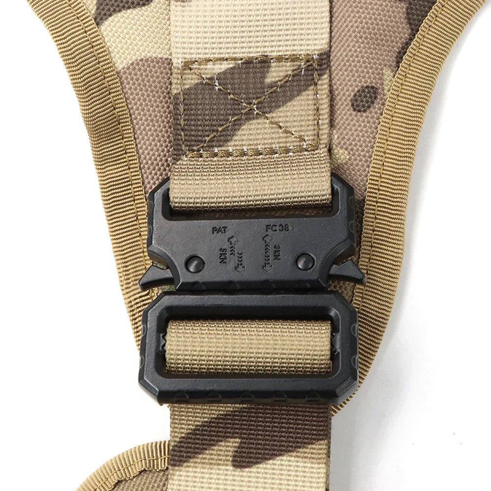Tactical Dog Harness Leash Set