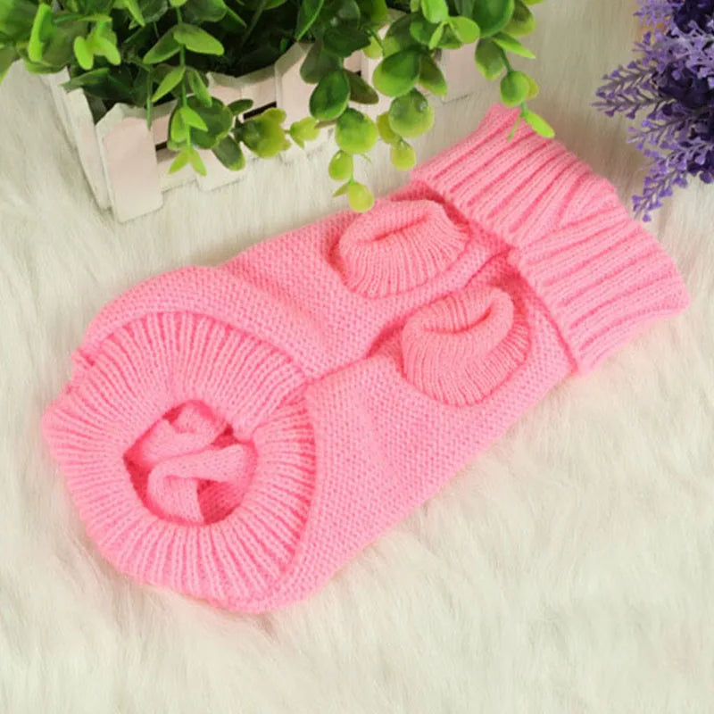 Dog Winter Clothes Knitted