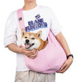 Crossbody breathable dog folding pet bag