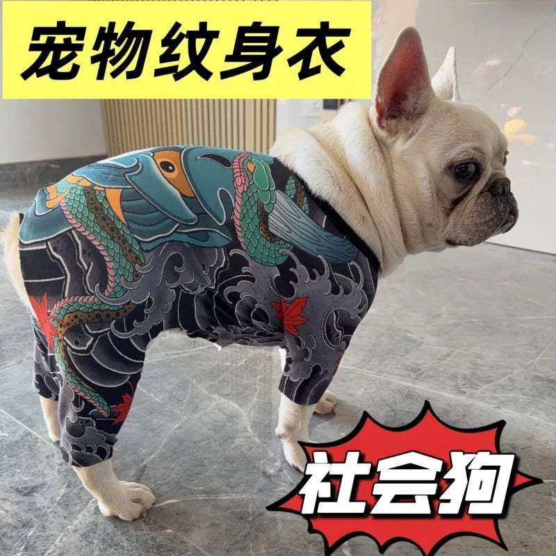 French Bulldog Tattoo Clothes