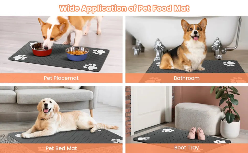 Waterproof Pet Bowl Mat