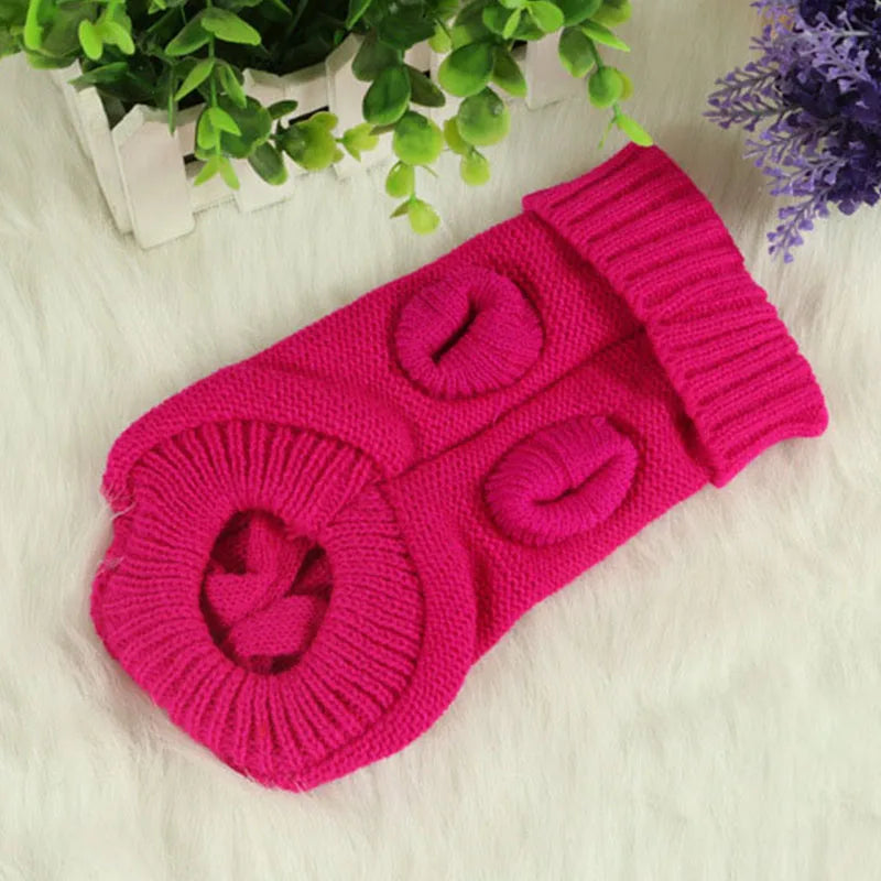 Dog Winter Clothes Knitted