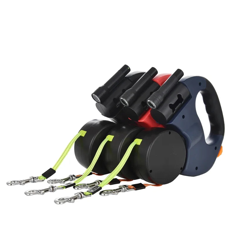 Auto Retractable Double-Ended Dog Leash