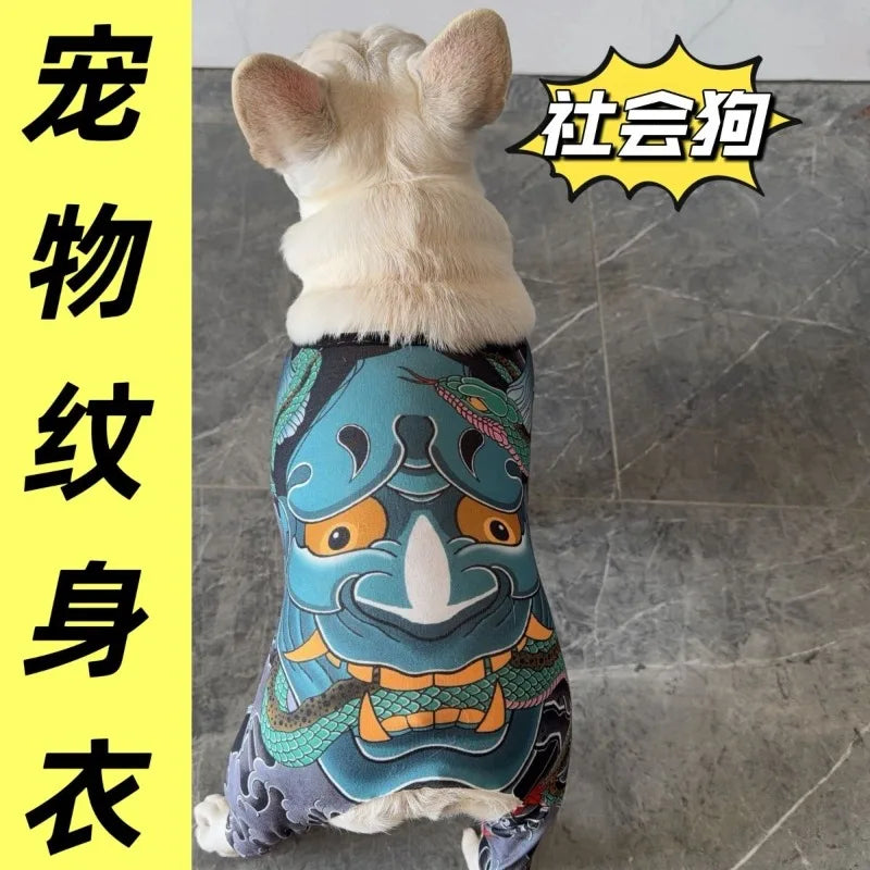 French Bulldog Tattoo Clothes