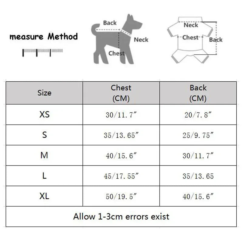 Cartoon Pet Clothes
