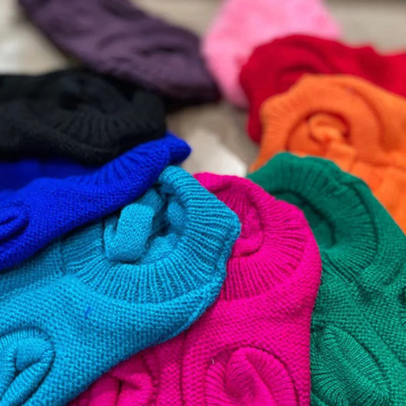 Dog Winter Clothes Knitted