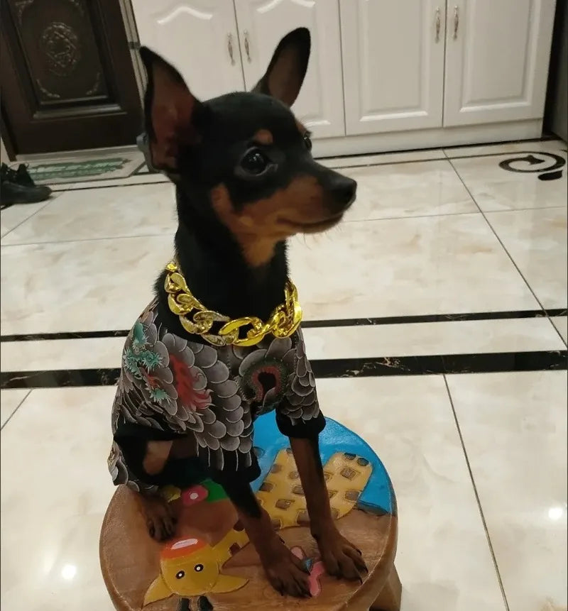 Dog Pet Tattoo Clothes Shirt