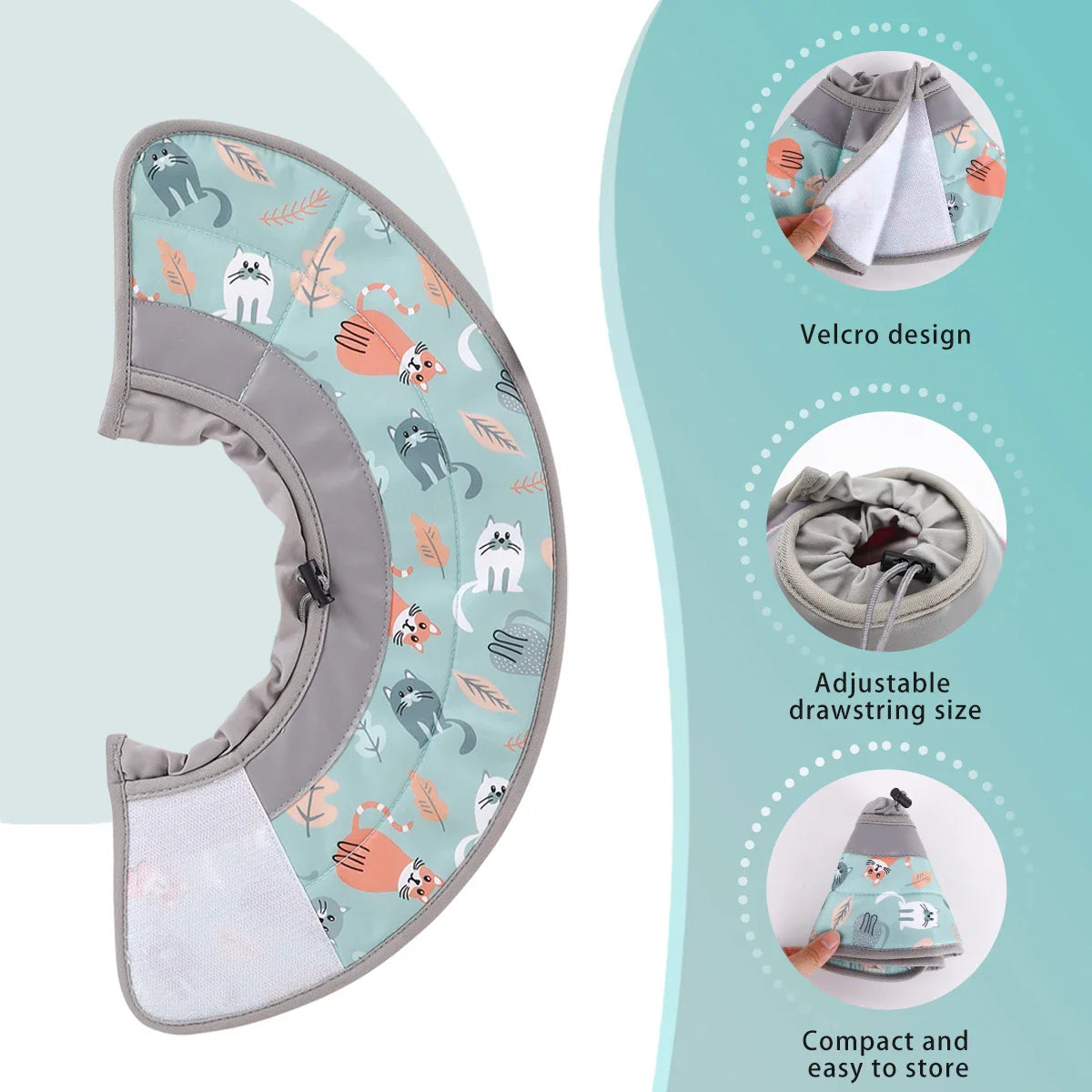 1pc Soft Cat Recovery Collar