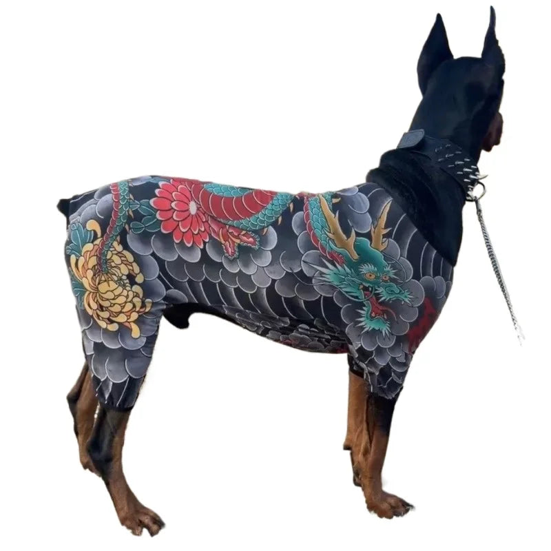 Dog Pet Tattoo Clothes Shirt