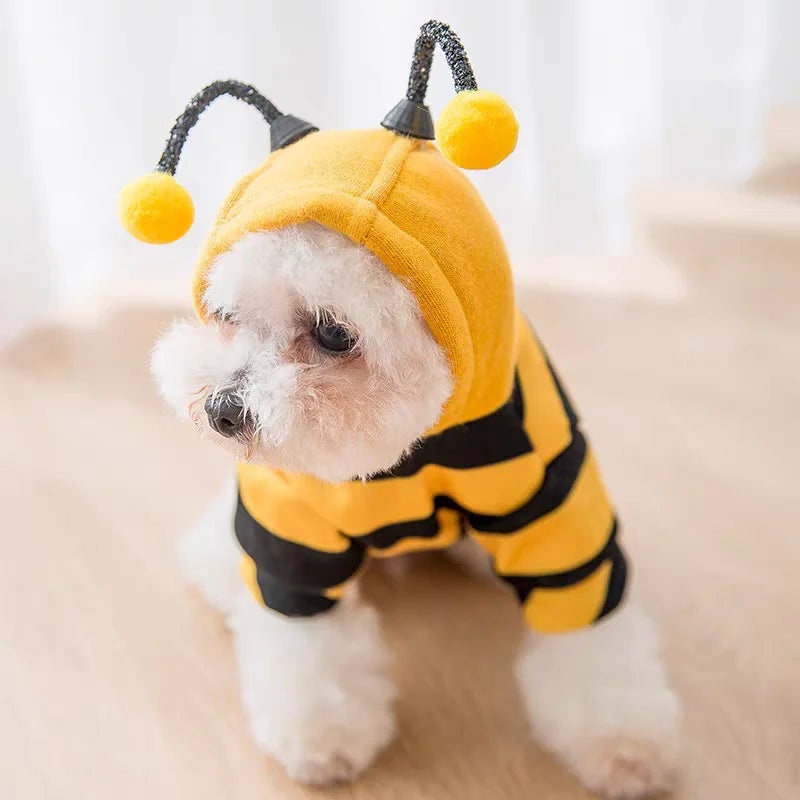 Bee Pet Puppy Coat Apparel Outfit