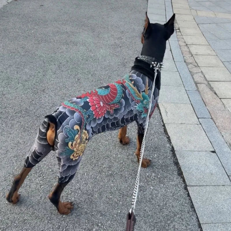 Dog Pet Tattoo Clothes Shirt
