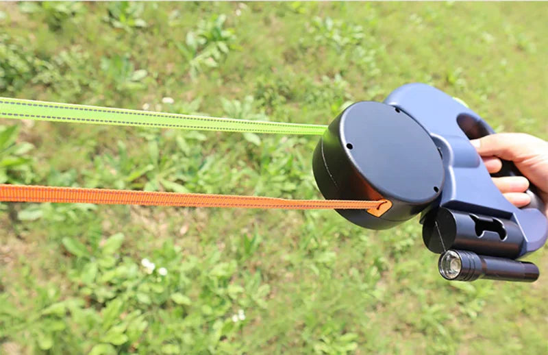 Auto Retractable Double-Ended Dog Leash
