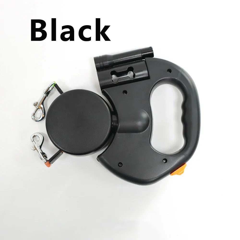Auto Retractable Double-Ended Dog Leash