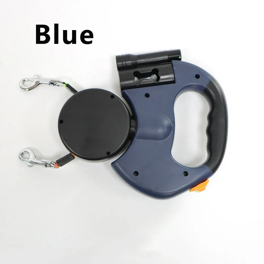 Auto Retractable Double-Ended Dog Leash