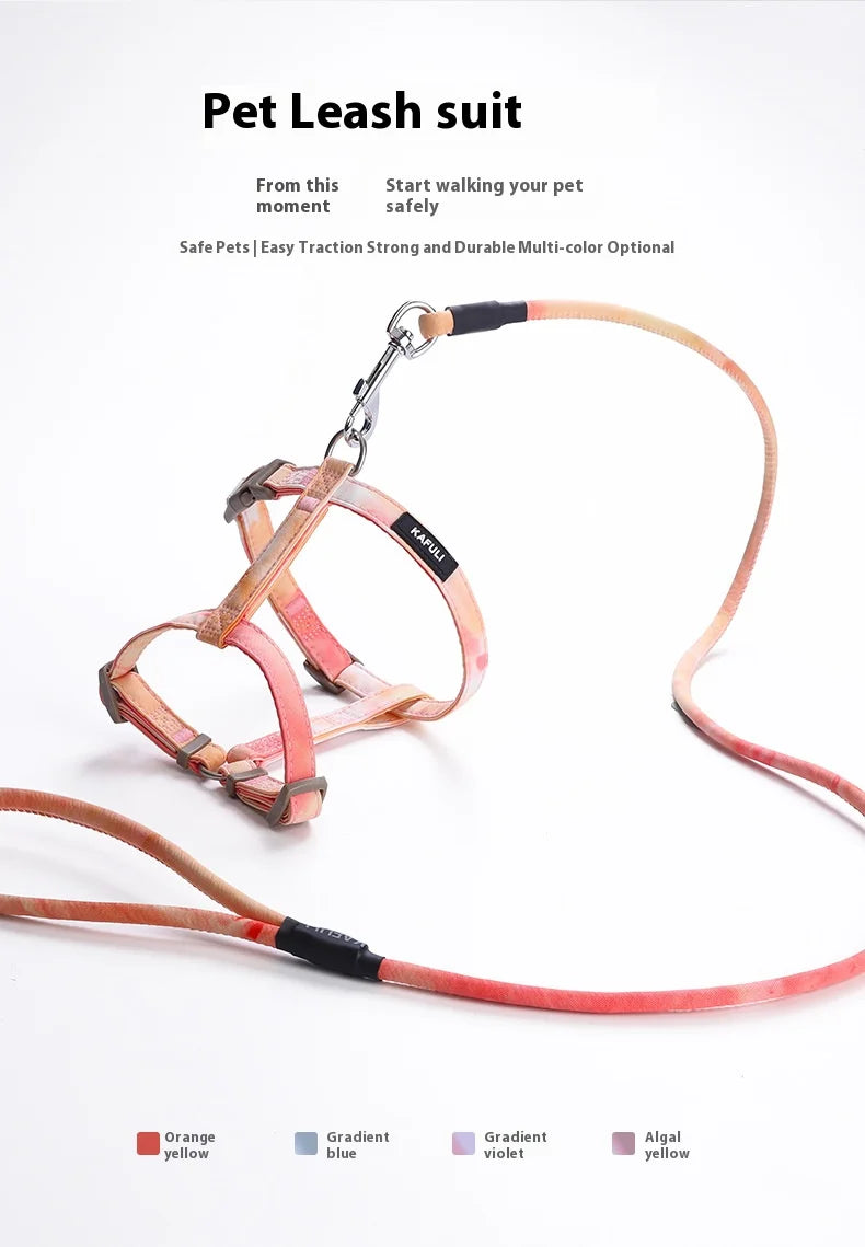 Gradient Cat & Small Dog Harness Set