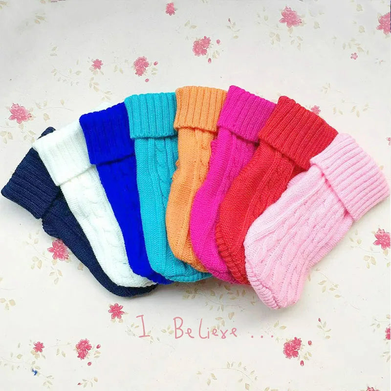 Dog Winter Clothes Knitted