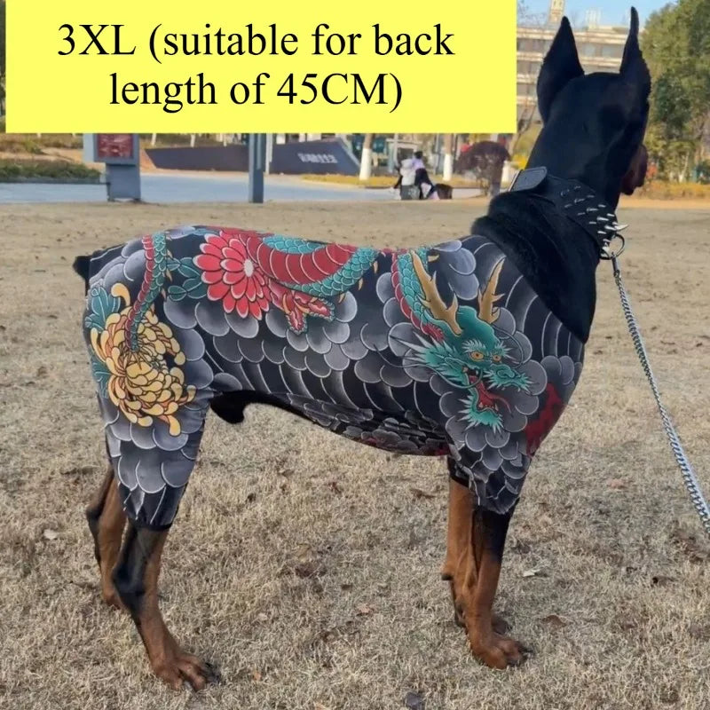 Dog Pet Tattoo Clothes Shirt