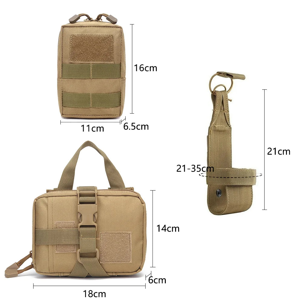 Tactical Dog Harness Collar Leash
