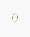 Single Mini Hoop Helix Earring in Gold