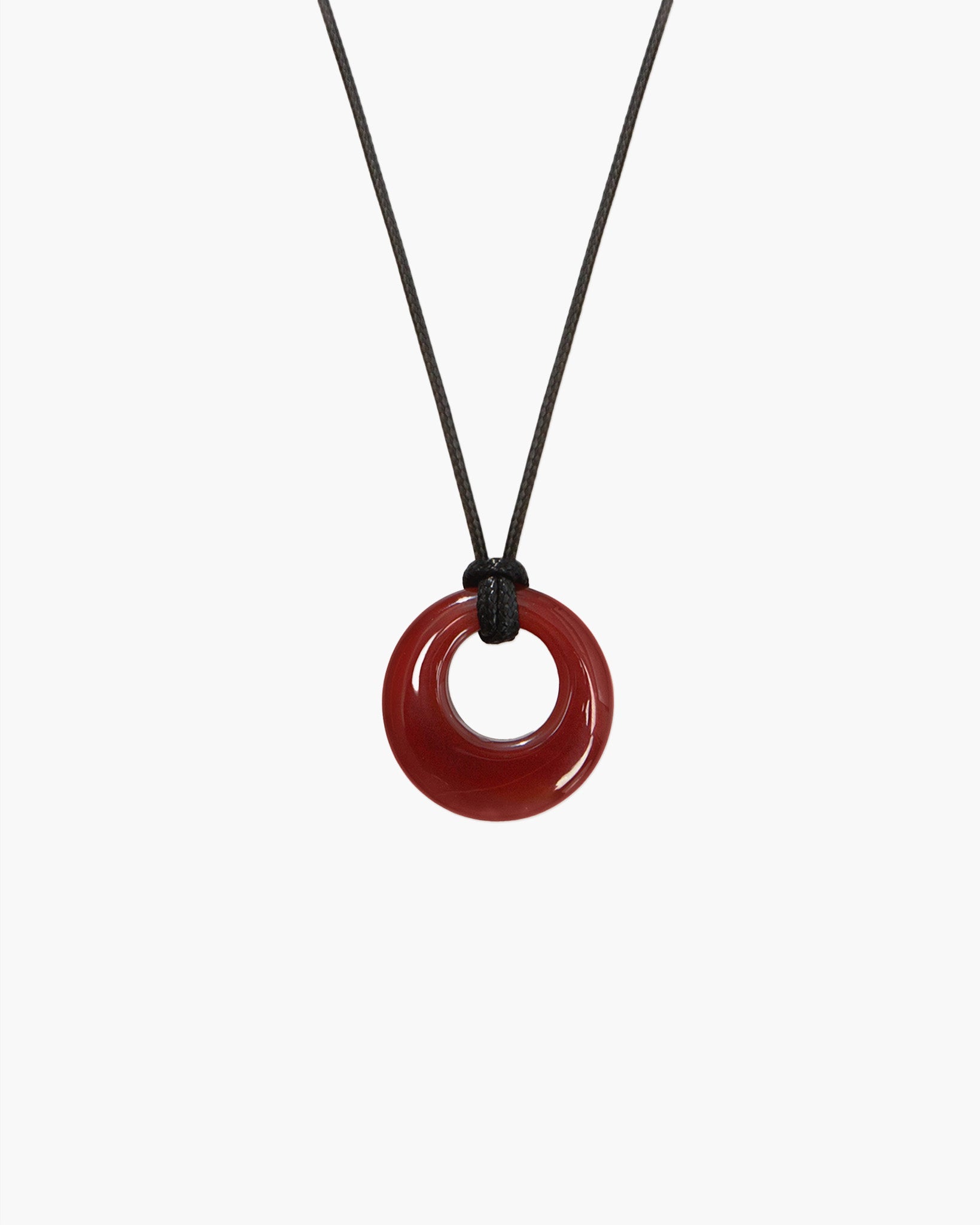 Carnelian Cord Necklace