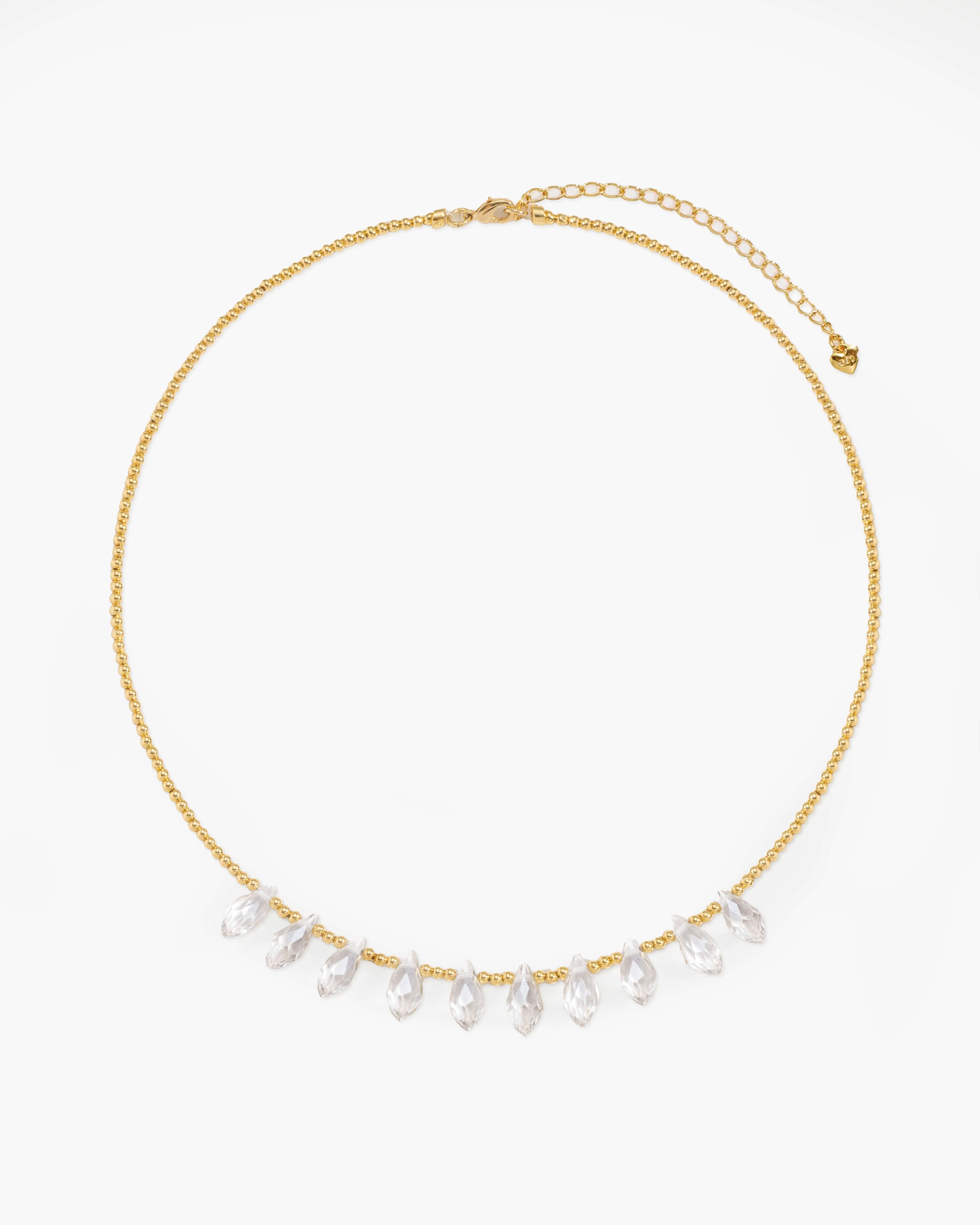 Crystal Raindrop Necklace