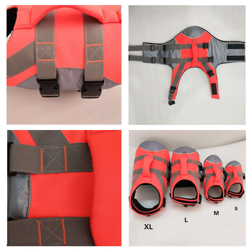 Dog Splash Life Jacket Vest With Floating Foam